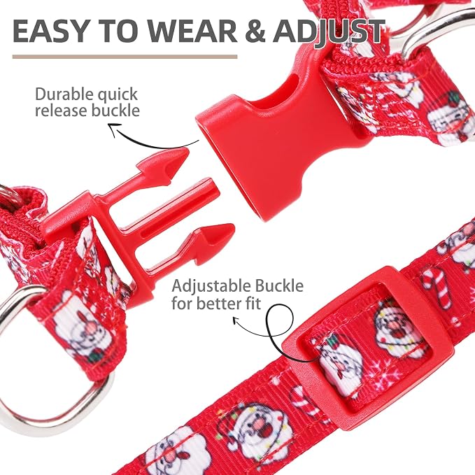 PUPTECK No Pull Dog Harness Medium Sized Step-in Adjustable Puppy Vest | Soft Webbing Basic Halter with ID Tag for Outdoor Walking