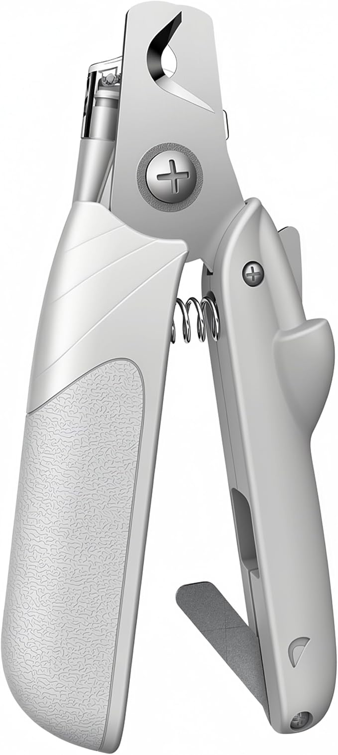 Professional Dog & Cat Nail Clippers with LED Light & Safety Guard