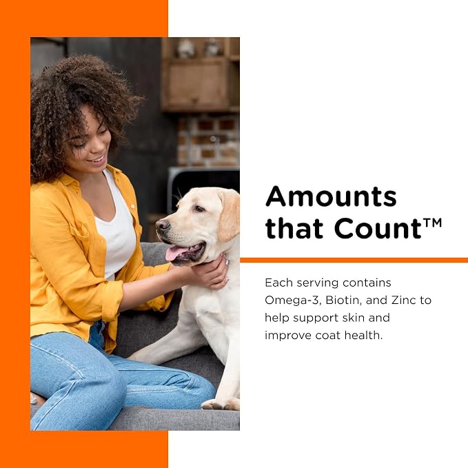 Nutri-Vet Skin & Coat Biscuits, Dog Fish Oil, Dog Skin Coat, 16oz (2 Pack)
