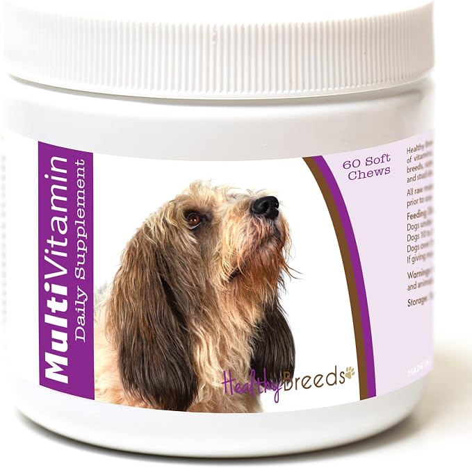 Healthy Breeds Petits Bassets Griffons Vendeen Multi-Vitamin Soft Chews 60 Count (1127-peti-001)