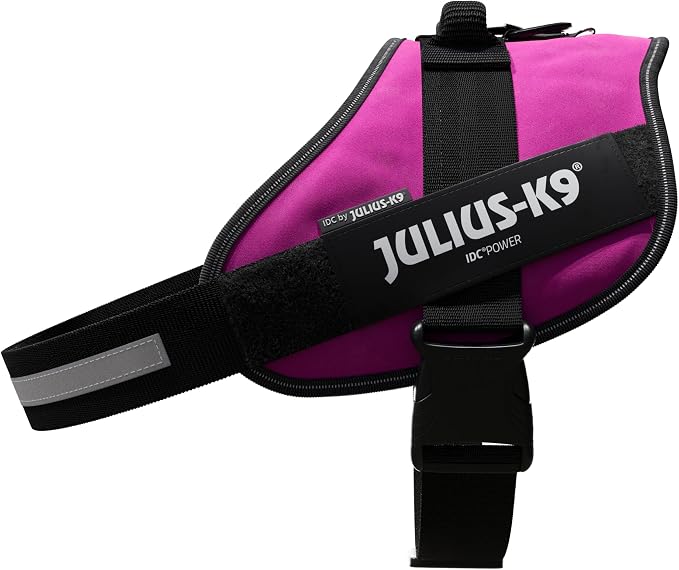 Julius-K9, 16IDC-DPN-4, IDC Powerharness, Dog Harness, Size: 4, Dark Pink