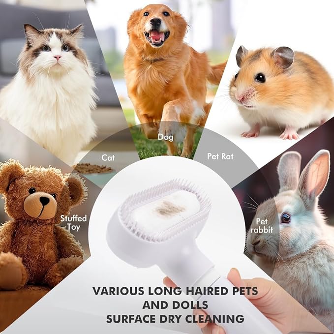 Mini Cordless Cat Vacuum Grooming, Mini