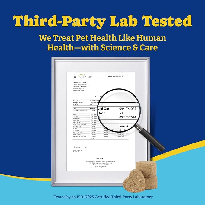 Probiotics for Dogs, Dog Gut, Immune & Skin Health Support Supplement