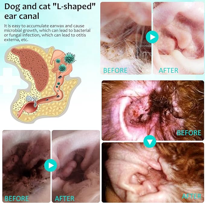 Ear Mite Treatment for Dogs and Cats, 1.5 fl oz (Pack of 2)