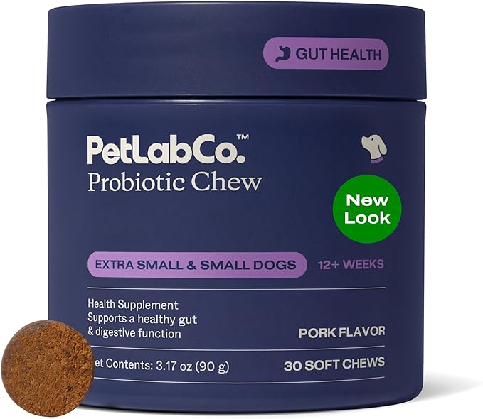 PetLab Co. Probiotic Chews for Dogs, Tailored, Small