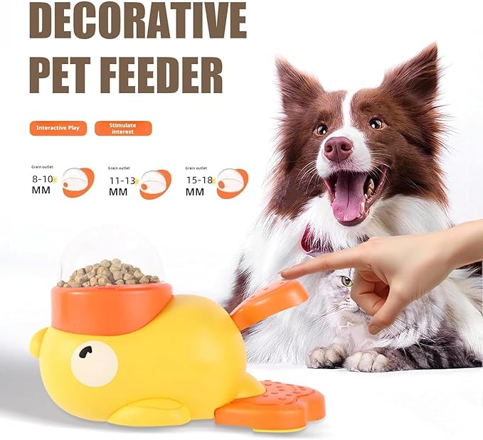 Small Dog Interactive Treat Dispenser Toy, Food Puzzle Slow Feeder