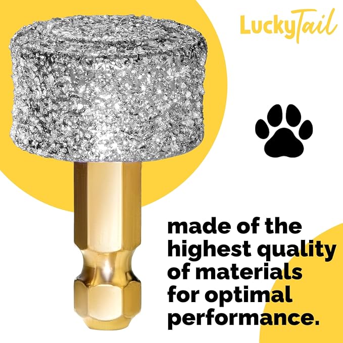 LUCKY TAIL Dog Nail Grinder Replacement Head, 1-Pack