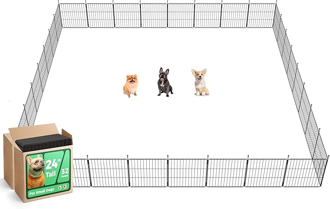 FXW MiniPaws Unleashed Dog Playpen, 24in 32 Panels