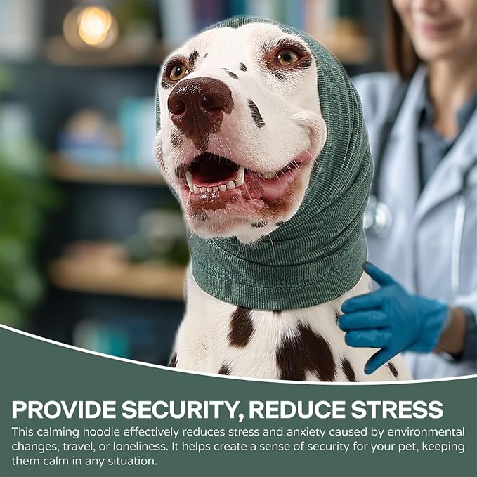 Dog Ear Muffs Warp Anxiety Relief/Noise Protection - Grooming - Thunder - Fireworks