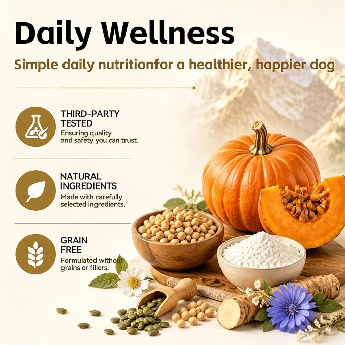 Probiotics for Dogs - Gut Health, Immune Support, Diarrhea, Gas & Constipation Care | with Prebiotics, Digestive Enzymes & Pumpkin - Dog Probiotic Soft Chews, 150 Count