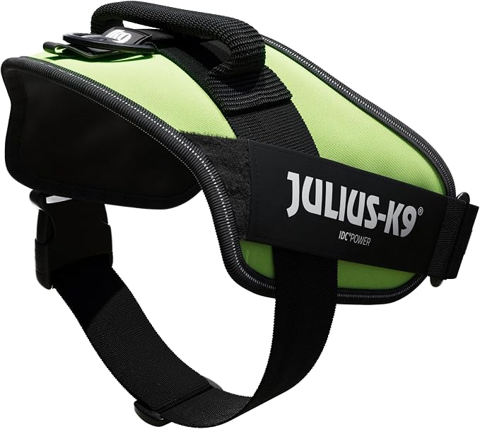 Julius-K9, 16IDC-NE-1, IDC Powerharness, Dog Harness, Size: 1, Neon Green