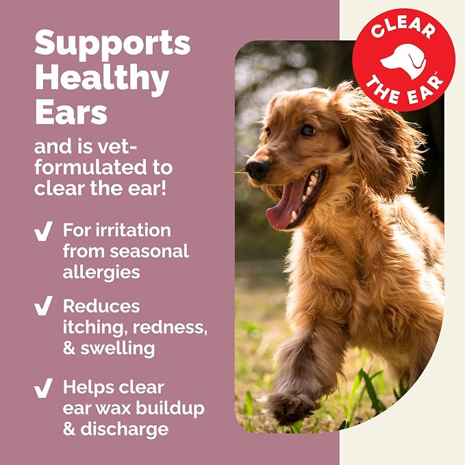 Vetnique Oticbliss Allergy Ear Drops with 1% Hydrocortisone