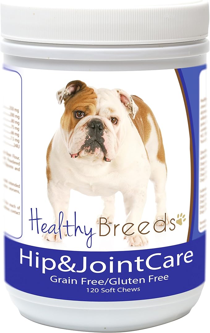 Healthy Breeds Bulldog Hip and Joint Care 120 Count