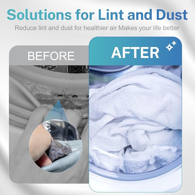 HOOMESUN Metal Indoor Dryer Vent Kit, Dryer Lint Catcher for Electric Dryer