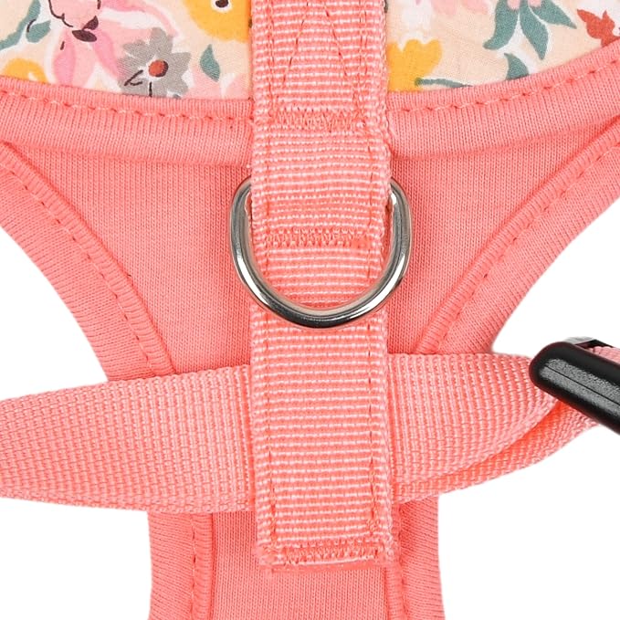Puppia Spring and Summer Fashion Over-The-Head Dog Harness, Indian Pink_Lita, Extra Small