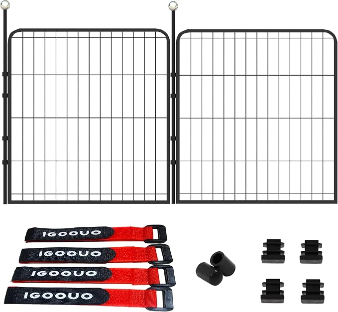Rustproof Puppy Playpen Add-On Panels, 24in 2 Panels