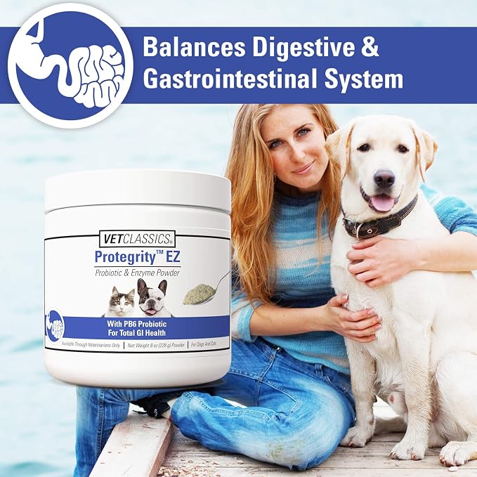 Vet Classics Protegrity EZ Probiotic Supplement for Dogs & Cats - 8 Oz