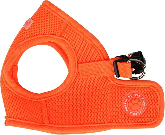 Puppia Neon Soft Vest Harness B, X-Large, Orange