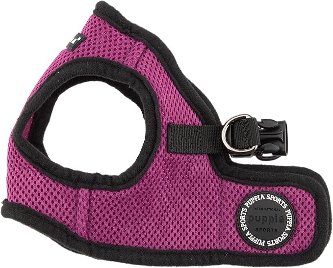 PUPPIA International Harness Soft B Vest, Medium, Purple