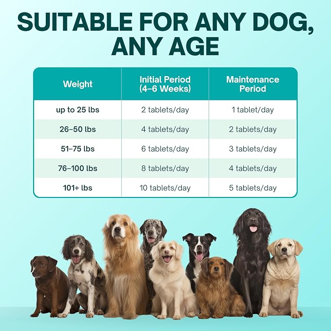 CM Joint Care for Dogs Hip & Joint Supplement, 360 Chewable Tablets