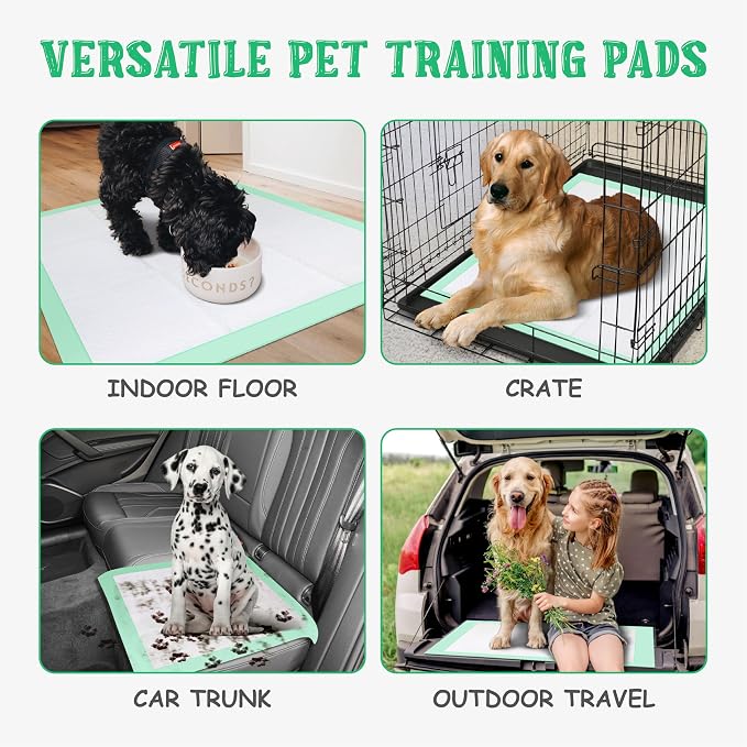 Puppy Pads Extra Large 30"x28", Dog Pee Pads with 5-Layer Super Absorbent Quick Dry Design, Leakproof Dog Traning Pads for Puppies, Cats, Crates and Housebreaking, 50 Count