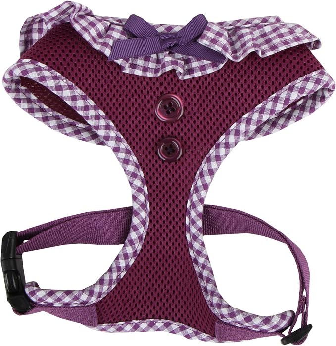 Authentic Puppia Vivien Harness, Purple, Large