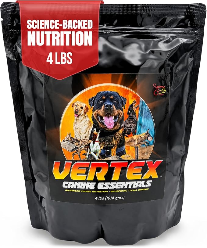 Vertex Canine Essentials High-Performance Dog Supplement-Active Dogs 4lbs