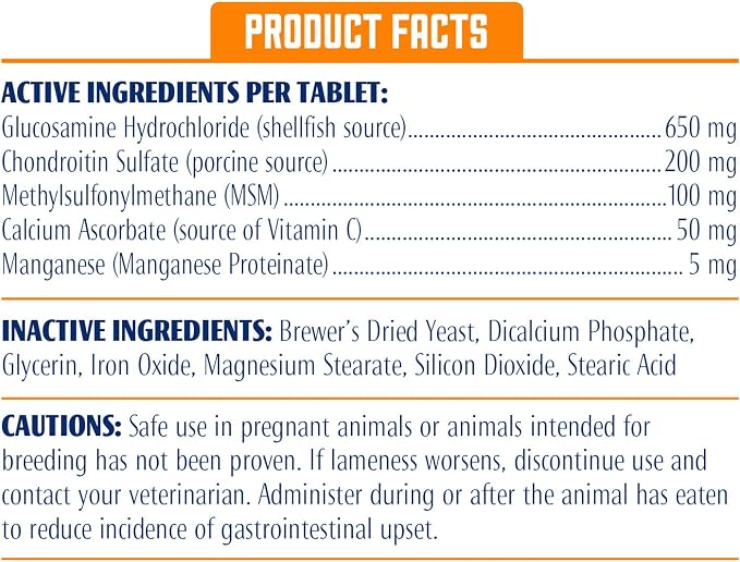ProSense Advanced Strength for Dogs Glucosamine Chew Tablets 120 ct (Pack of 2)