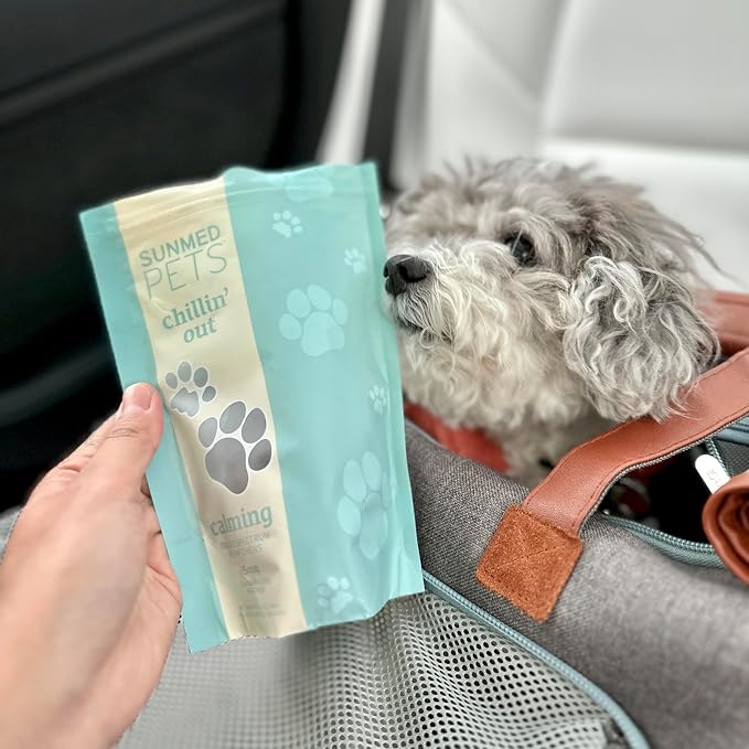 Hemp Calming Chews for Dogs By Sunmed, 40-Pack, Small