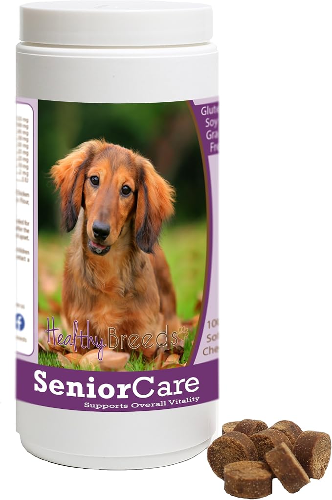 Healthy Breeds Dachshund Senior Dog Care Soft Chews 100 Count
