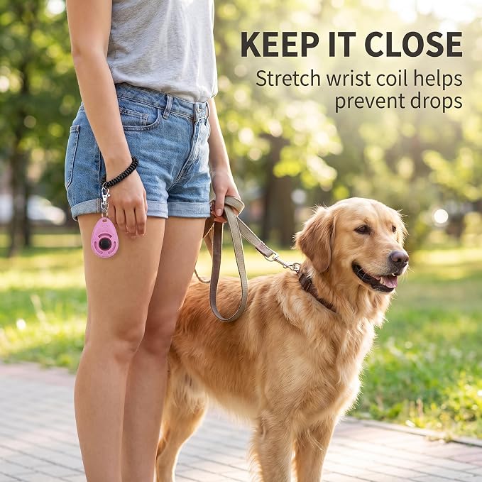 Jinshining Pink Clicker, 1 Pc