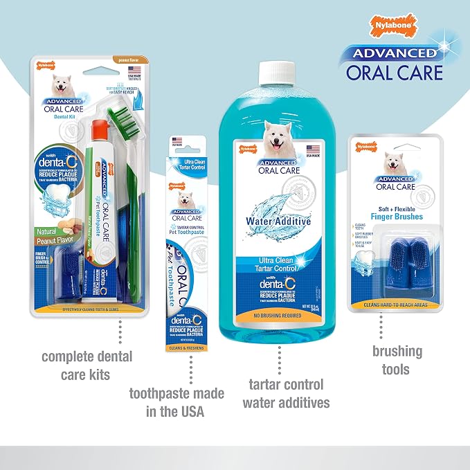 Nylabone Advanced Oral Care Cat Dental Kit Original (3 Count)