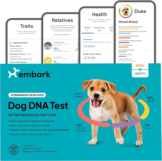 Embark Breed & Health Dog DNA Test