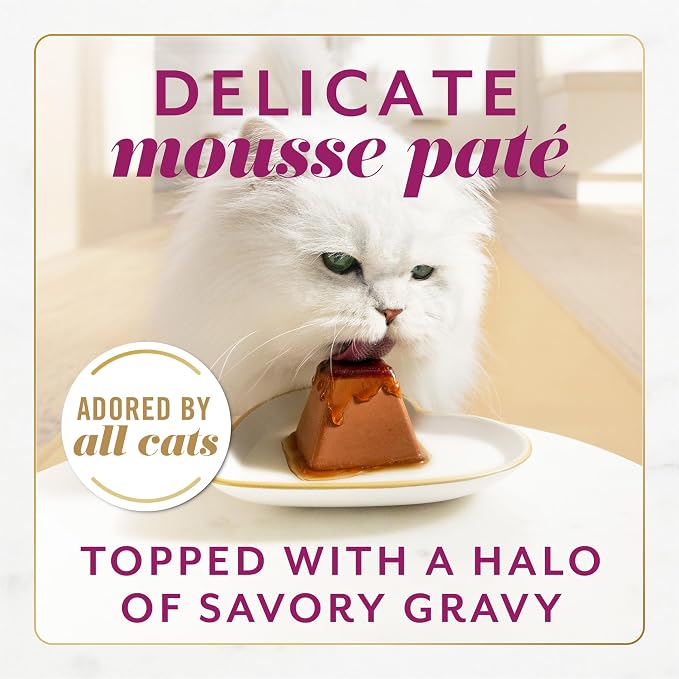 Purina Fancy Feast Gems Wet Cat Food with Beef, 4 oz boxes, 8-Pack