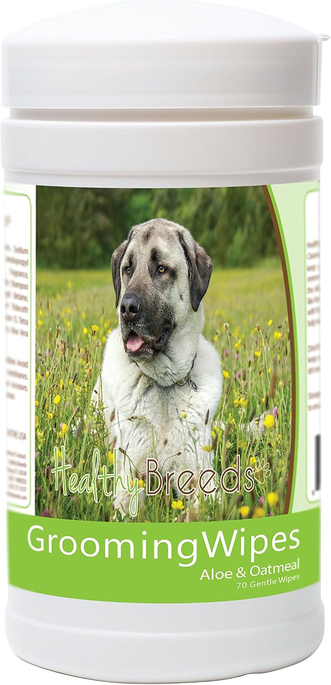 Healthy Breeds Anatolian Shepherd Dog Grooming Wipes 70 Count