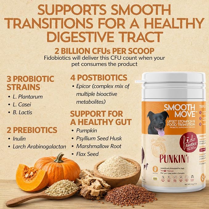 Pumpkin for Dogs with Probiotics, 7-Day Serving