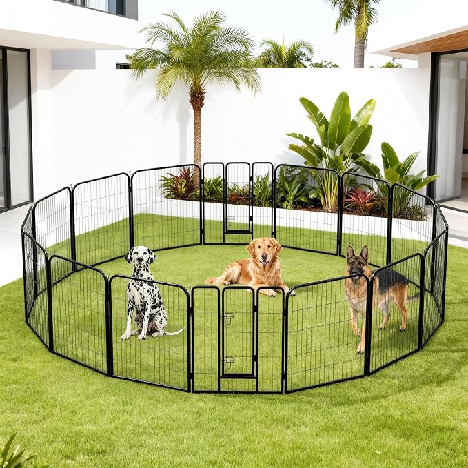FDW Dog Playpen Kennel, 40in 16 Panels
