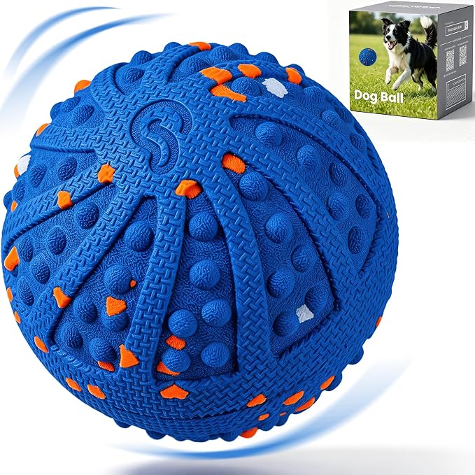 Interactive Dog Toys with Teeth-Friendly Bumps, 3 Modes, ETPU Material | Rechargeable Automatic Interactive Dog Balls for Medium and Large Dogs to Keep Them Busy