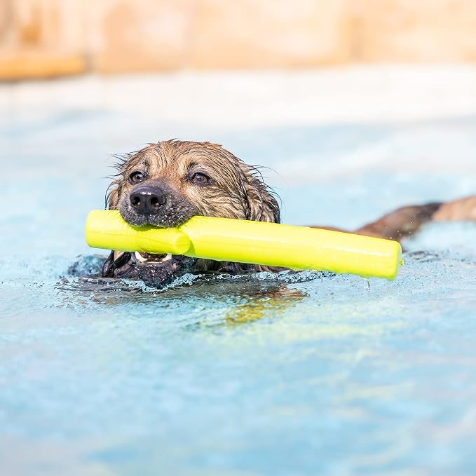 Hyper Pet Fetching Dog Toys - Throwing Stick Dog Toy Made With EVA Foam - Easy To Clean & Floats On Water | Easy to clean design for pool or beach days, buoyant and lightweight for all breeds, keeps pups splashing and retrieving