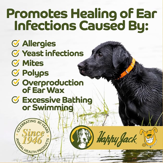 HAPPY JACK Ear Canker Powder, 0.5 oz