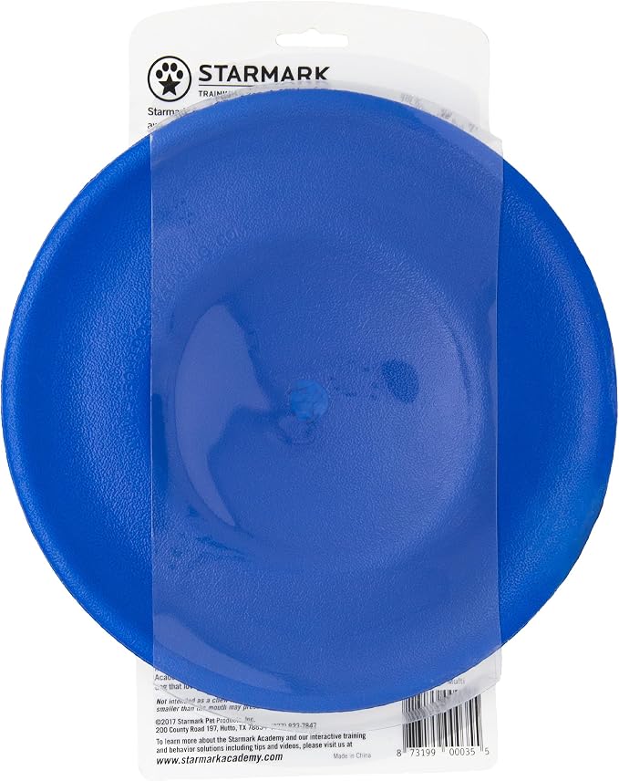 Starmark EasyGlide DuraFoam Flying Disc Dog Toy 9-inch