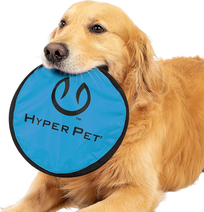 Hyper Pet Flippy Flopper Flying Disc Soft Dog Toy 9 Inch, Floats, 5 Pack | Safe on teeth for all breeds, stays on the water surface for pool and lake fetch games, colors may vary with every order