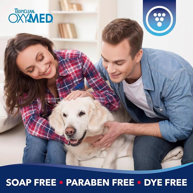 TropiClean OxyMed Enzymatic Dog Ear Cleaner, 4 oz