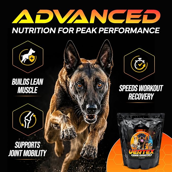 Vertex Canine Essentials High-Performance Dog Supplement-Active Dogs 4lbs