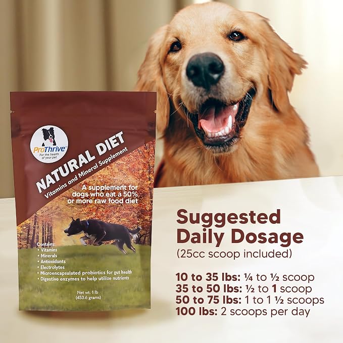 Formulated Canine Natural Diet Vitamins Supplement 1lb