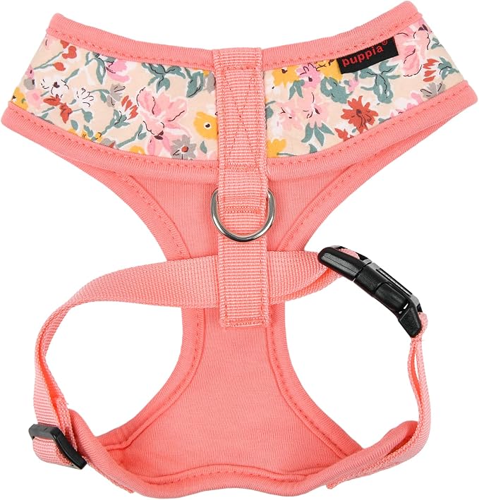 Puppia Spring and Summer Fashion Over-The-Head Dog Harness, Indian Pink_Lita, Extra Small