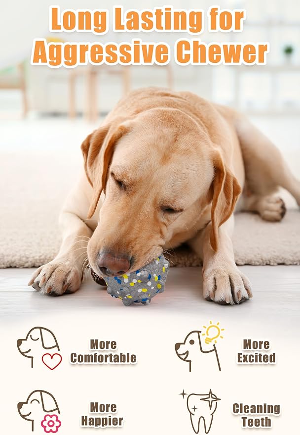Moonorange Dog Ball, Floating, 1.96in, Grey, Small