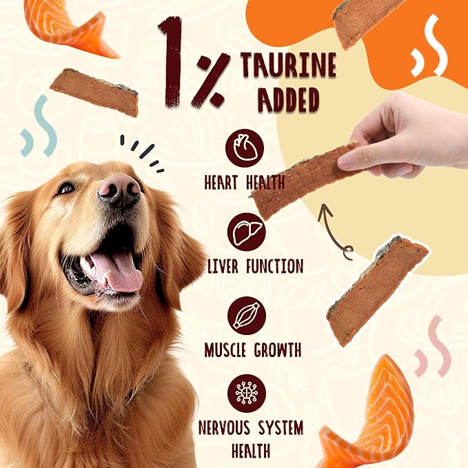 PAWUP Salmon Fillet with Skin Dog Treats, Smoked Flavor, 12.5oz