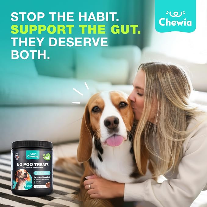 No Poo Chews for Dogs – Poop Eating & Stool Deterrent, Coprophagia Support