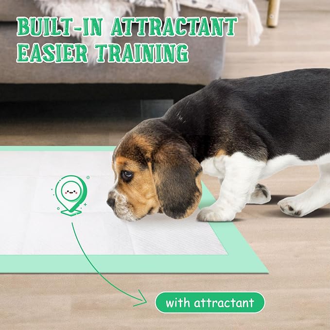 Puppy Pads Extra Large 30"x28", Dog Pee Pads with 5-Layer Super Absorbent Quick Dry Design, Leakproof Dog Traning Pads for Puppies, Cats, Crates and Housebreaking, 50 Count